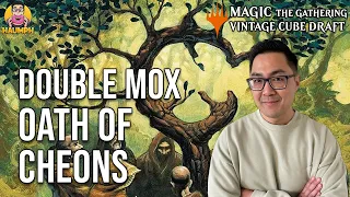 Going Crazy With Double Mox, Oath, Channel, And All 3 Eldrazi! | Vintage Cube Draft | MTGO