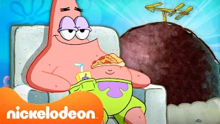 38 MENIT di Dalam Batu Patrick 🏠   | Nickelodeon Bahasa