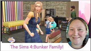 The Sims 4: Bunker Home Family!!