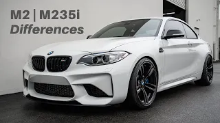 Here's Every Major Difference Between the BMW M235i & M2