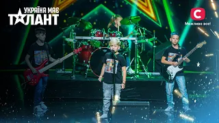 Children's rock band Сontra Bass pumps up the crowd – Ukraine's Got Talent 2021 – Episode 8