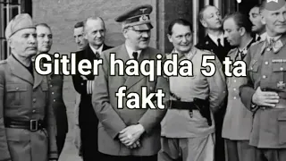 #GITLER HAQIDA FAKTLAR #Адольф Гитлер хакида маьлумот#GITLER HAQIDA SIZ BILMAGAN FAKTLAR#hitler