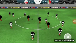 Stickman Football | Poland vs Portugal Gameplay