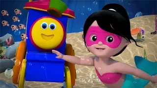 Wonderful World Of The Sea | Original Nursery Rhymes | Baby Songs | Kids Tv Bob The Train Cartoons