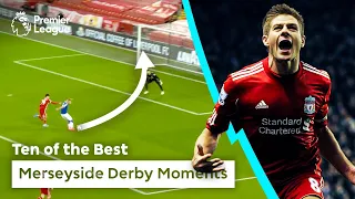 10 BEST Merseyside Derby Moments | Everton vs Liverpool | Richarlison, Gerrard & More!