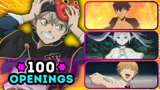 🎵 Guess 100 SHONEN Openings in 100 Different Animes 🔥 Anime Opening Quiz 🔊