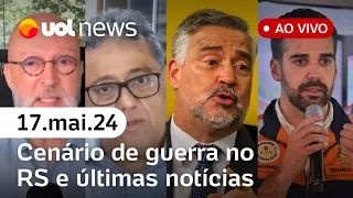 UOL News 1ª Edição com Fabíola Cidral, Josias, Tales, Aécio Neves e Madeleine | COMPLETO | 17/05