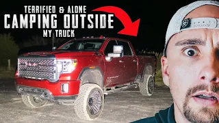 CAMPING ALONE ON A HAUNTED ROAD (SCARY VAN LIFE)