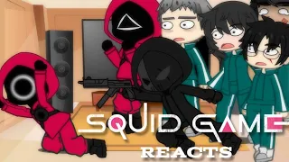 SQUID GAME Reacts to Pink Soldier's Daily Life || Gacha shorts || 💕