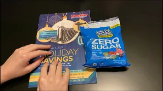 ASMR | Flipping Through a Catalog (Hard Candy Mouth Sounds and Whispering)