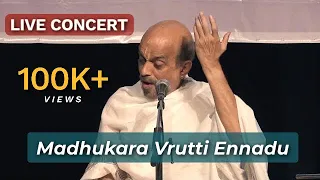 MADHUKARA VRUTTI ENNADU | Dr. Vidyabhushan | Recent Concert | Sri Purandara Dasaru | Devotional Song