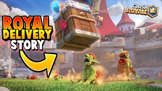The Royal Delivery Origin Story in Clash Royale! | "The King's Secret Plan" - Clash Backstory 2020