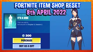 *NEW* IT'S A VIBE ICON EMOTE! (Fortnite Item Shop Reset 8th April 2022)