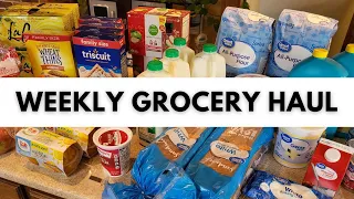 Weekly Grocery Haul to Kroger and Walmart - Shopping on a Grocery Budget!