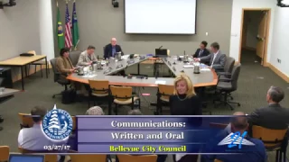 Bellevue City Council Extended Study Session March 27 2017