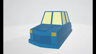 How to make a low-poly car in Blender Speed (For new users)