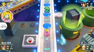 Mario Party Superstars Space Land Peach vs Donkey Kong vs Daisy vs Rosalina