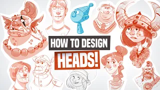 How to Design Stylized Heads | Free Brushes & Materials | Procreate