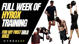 My BRUTAL Full Week Of Hyrox Training | Hyrox Malaga Prep