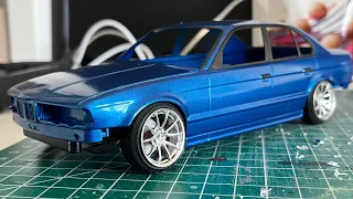 Update on the Bmw M5 fujimi 1/24 model kit for the blue ox model shop group build