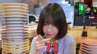 Oohami react to Korean Mukbang Eating a lot of Shushi