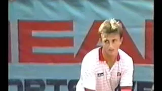 Vilas vs Leconte:   Kitzbuhel 1983 Final (last Game)