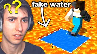 How I Ruined my Friends Hardcore World with Fake Water...