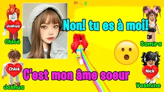 HISTOIRE ROBLOX | Mon amie est devenue folle, car le garçon qu'elle aimait était mon âme sœur 🌷