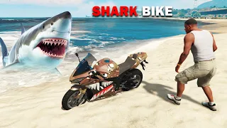 Franklin Found Shark Fastest Bike in GTA 5 ! | Techerz