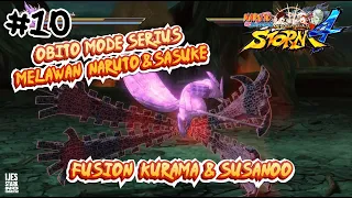 FINAL BATTEL SUSANOO KYUBI VS OBITO SIX PATHS - NS Ultimate Ninja Storm 4 PART 10