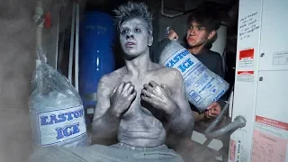 OUR BROTHER GOT STUCK IN A FREEZER!