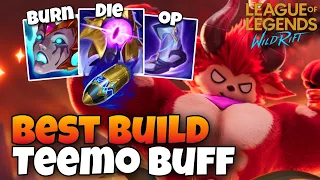 TEEMO BEST BUILD AFTER BUFF - Wild Rift