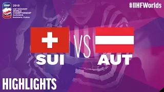 Switzerland vs. Austria - Game Highlights - #IIHFWorlds 2019