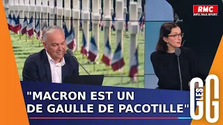 Commémorations du débarquement : "Emmanuel Macron est un De Gaulle de pacotille"