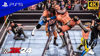 WWE 2K24 - Legendary Six-Man Money in the Bank Ladder Match | PS5™ [4K60]