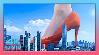 【Giantess 巨大娘 / 女巨人】Korean Hyundai Commercial (4K Remaster) 포천 현대건설 힐스테이트