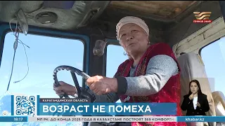 72-летняя трактористка активно участвует в экоакции «Таза Қазақстан»