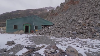 ABANDONED Haunted Horton Mine Buildings Captured CREEPY NOISES Nevada Gold And Silver Mines