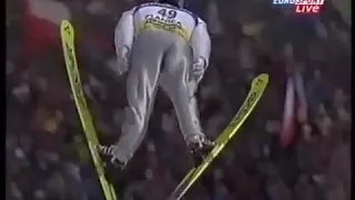 Alan Alborn - 221,5 m - Planica 24.03.2002 (Q) (Full footage)