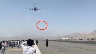 Afghans Cling To C-17, Fall To Their Death On Takeoff