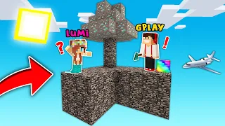 LATAJĄCA WYSPA BEDROCK - LUMI I GPLAY MUSZĄ PRZETRWAĆ W MINECRAFT?!