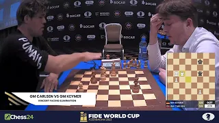 Magnus carlsen eliminates 18 year-old vincent keymer after 3 game draw! | Chess24
