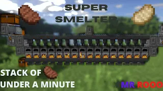 Minecraft Easiest Super Smelter Ever | Fully Automatic | Super Fast 1.16/1.15 | BRANDOD #minecraft