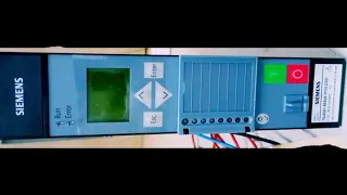 Siemens compact 7SJ8081 relay Navigation, parameter settings,relay testing, alarm/ fault/led reset