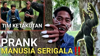 PRANK TIM KITA!! ARIK PURA PURA KERASUKAN MAHLUK SERIGALA SAAT KEMPING DIKEBUN RAYA! | Mikael TubeHD