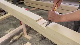 Výroba pergoly - part 2 / Making a wooden pergola