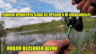 Ловля ЩУКИ на ВОБЛЕРЫ | Рыбалка на ДЕРЕВЕНСКОМ ПРУДУ