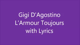 Gigi D'Agostino - L'Armour Toujours (album version) Lyrics video