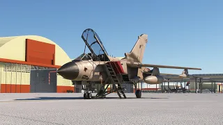 Beginners guide to starting the IndiaFoxtEcho Panavia Tornado from cold and dark in Flight Simulator