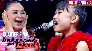 Duet Bareng Teh Oca, Laura Buat Semua Juri Tercengang! | Quarter Final | Indonesia`s Got Talent 2022